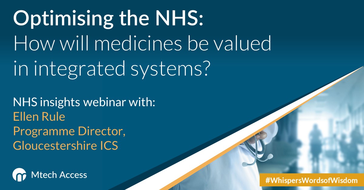 Optimising the NHS: How will medicines be valued in integrated systems?
