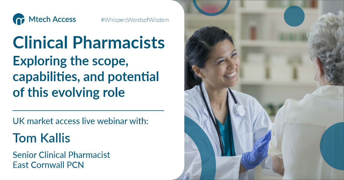 Clinical Pharmacists - Exploring the scope, capabilities, and potential of this evolving role - with Tom Kallis