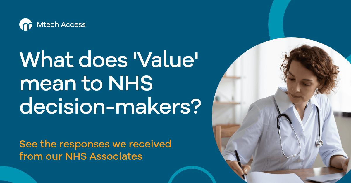 What does 'Value' mean to NHS decision-makers? cover