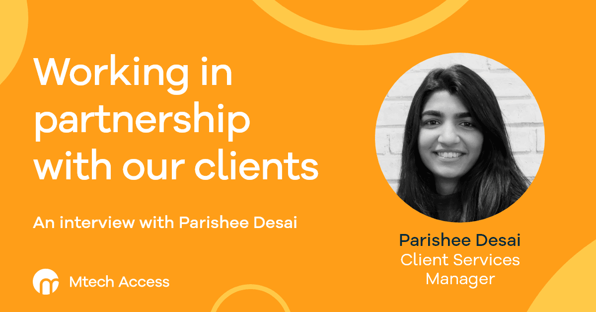 Working in partnership with our clients – an interview with Parishee Desai cover