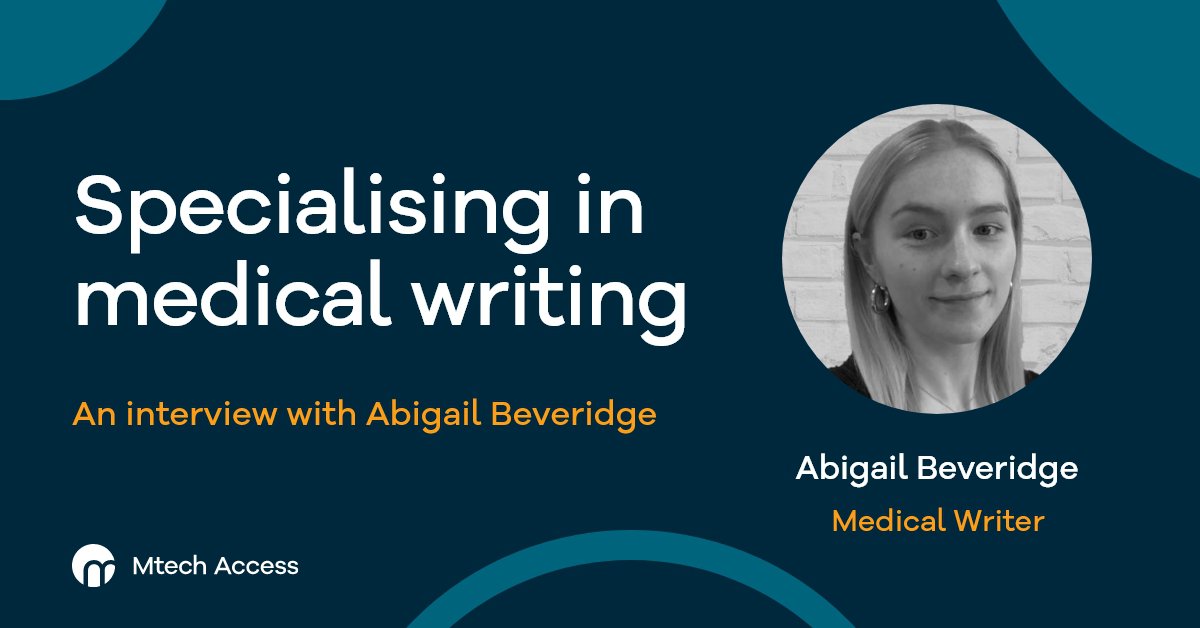 Specialising in medical writing – An interview with Abigail Beveridge cover