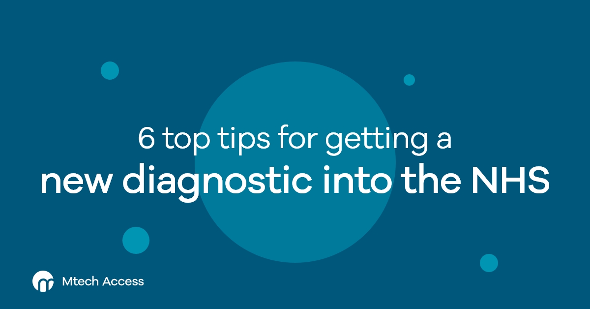 6 top tips for getting a new diagnostic into the NHS cover