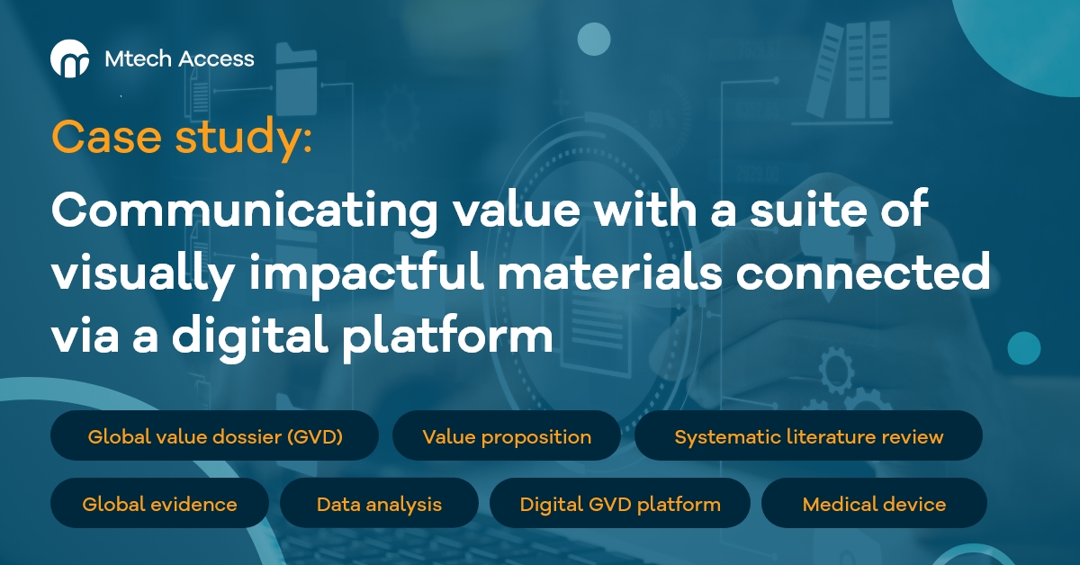 Communicating value with a suite of visually impactful materials connected via a digital platform