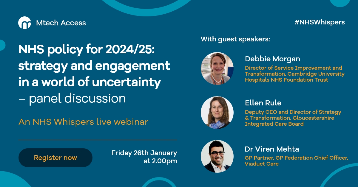 NHS policy for 2024/25: live webinar