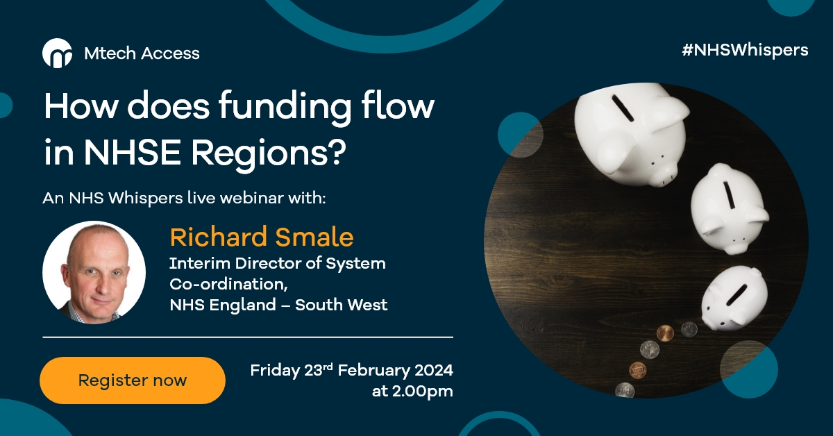 How does funding flow in NHSE Regions?