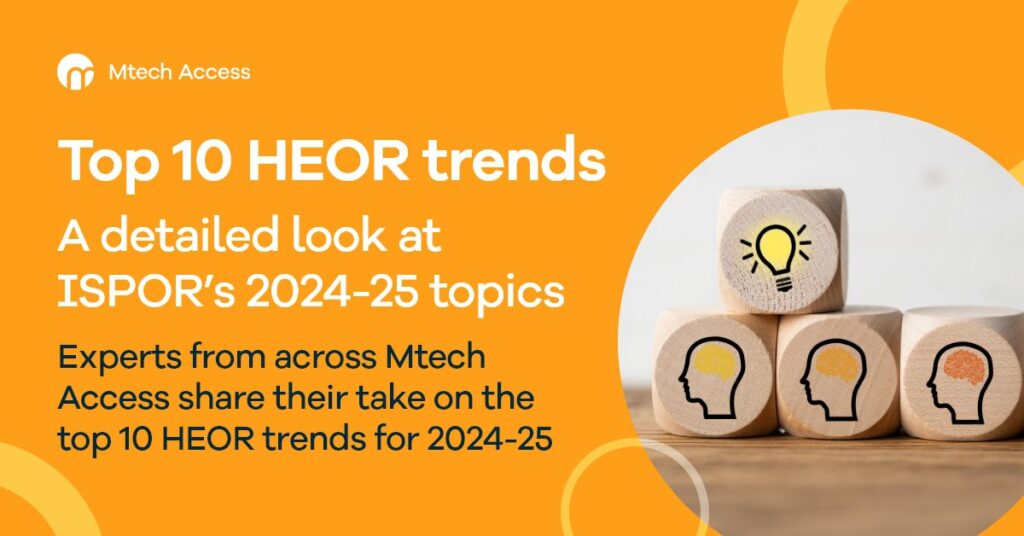 Top 10 HEOR trends – A detailed look at ISPOR’s 2024–2025 topics cover