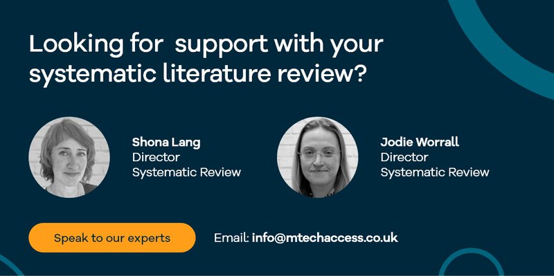 Support with your systematic literature review
