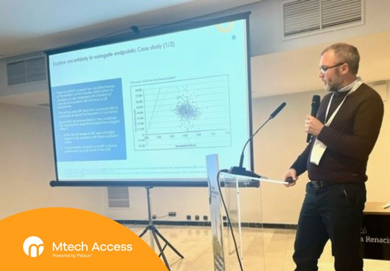 Calum Jones presents a case study surrogate endpoints in HTA