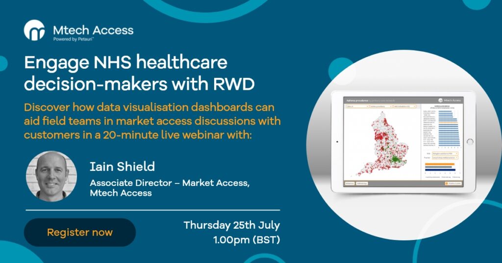 Engage NHS healthcare decision-makers with RWD