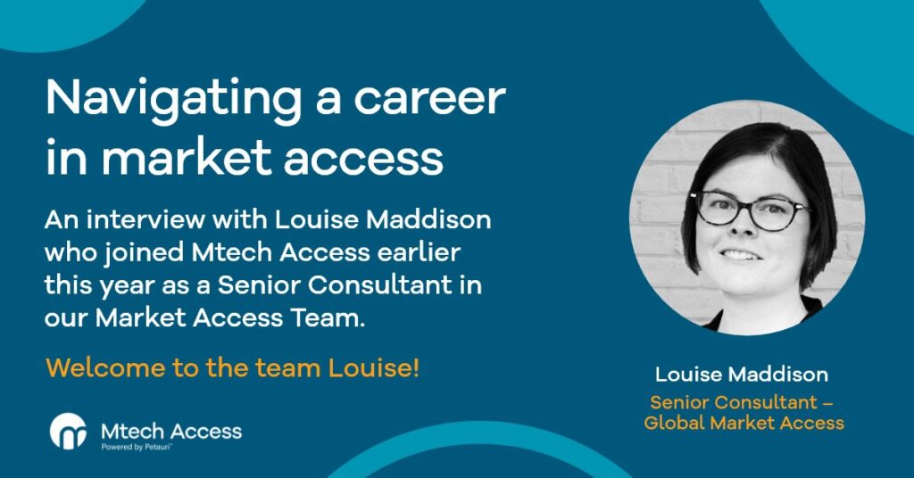 Navigating a career in market access: Louise Maddison’s journey to Mtech Access cover