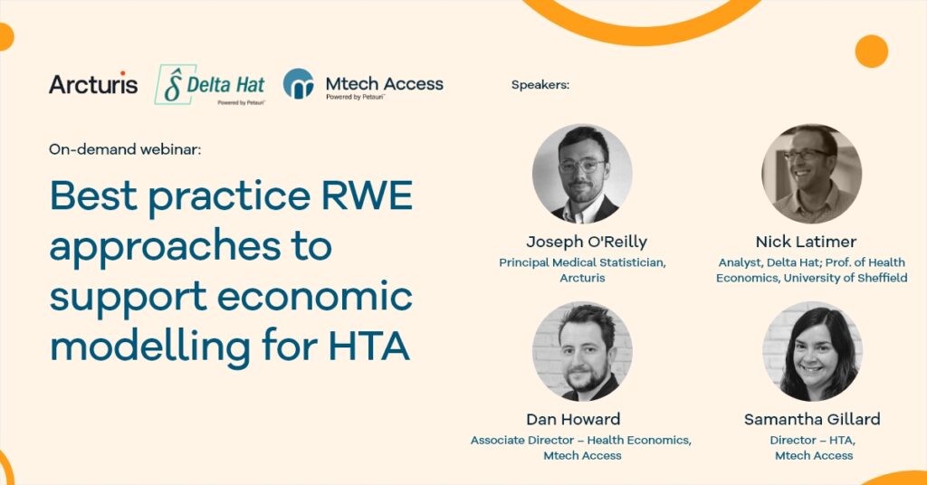 Best practice RWE approaches to support economic modelling for HTA