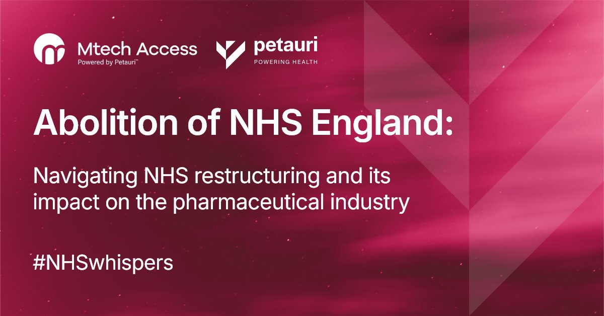 The abolition of NHS England: Navigating NHS restructuring and its impact on the pharmaceutical industry cover